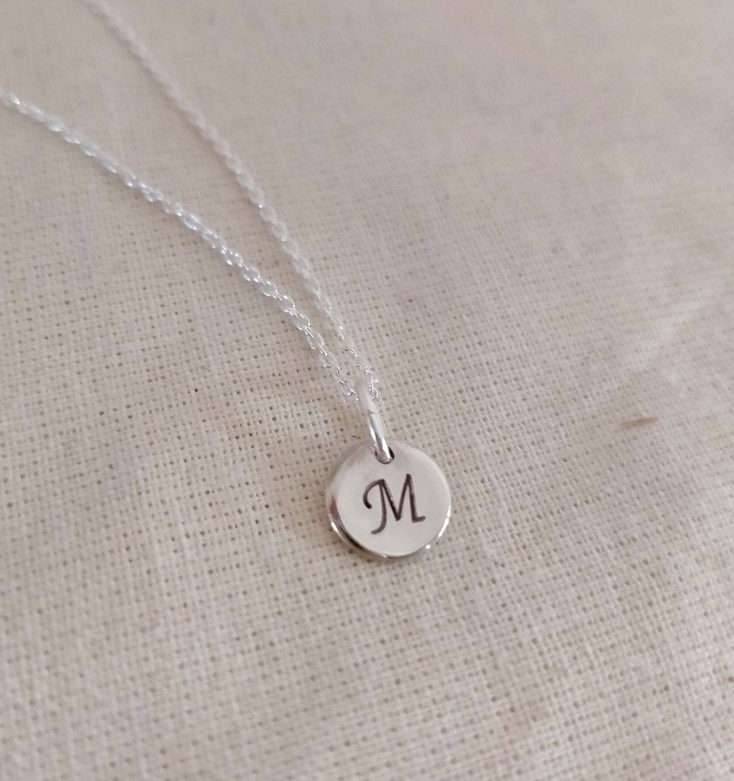 Mini Monogram Pendant